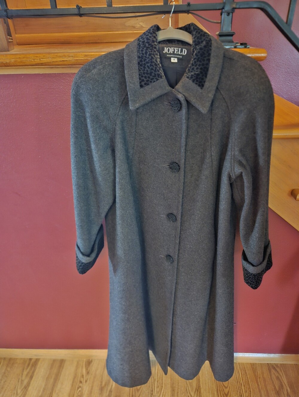 JOFELD Fully Lined VINTAGE DRESS COAT NWOT SIZE 8